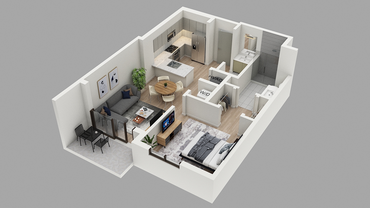 Apartment 0630 floorplan