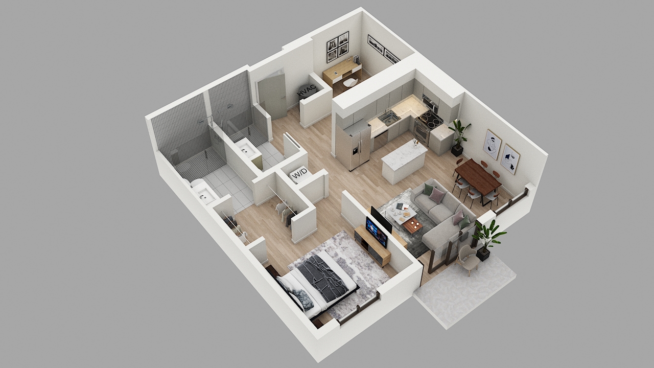Apartment 0716 floorplan