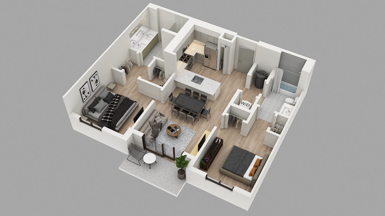 Apartment 0810 floorplan
