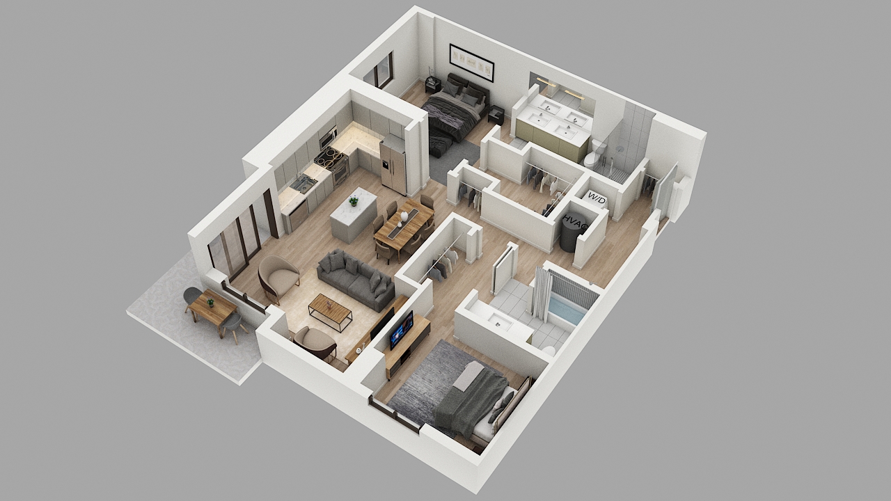 Apartment 0209 floorplan