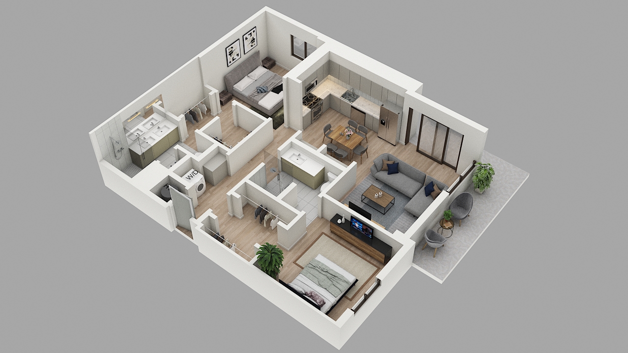 Apartment 0802 floorplan
