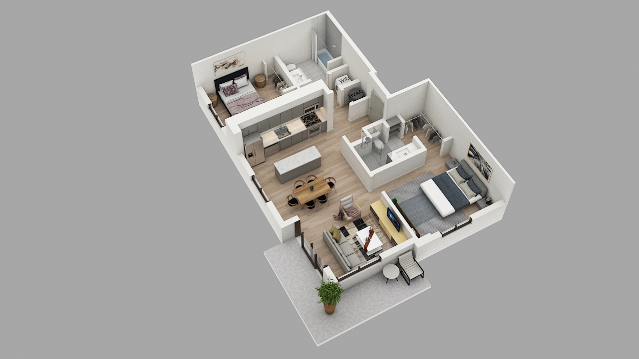 Apartment 0201 floorplan