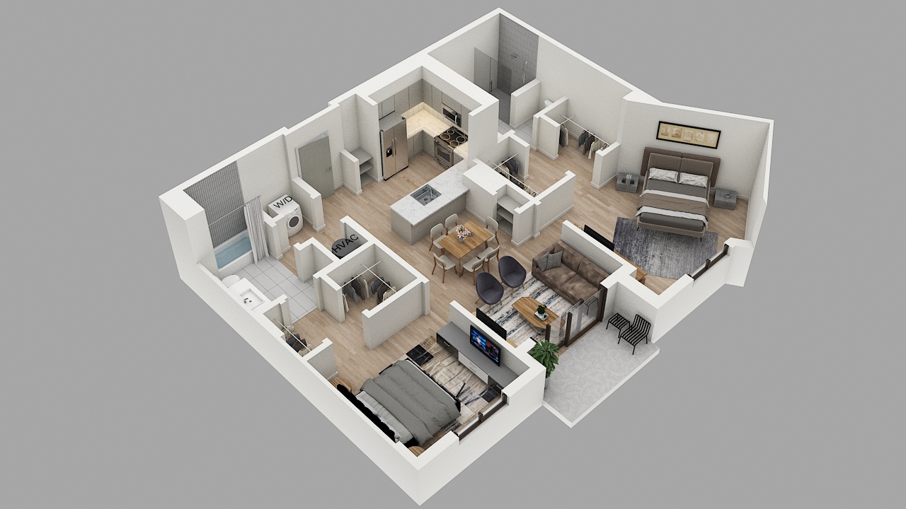 Apartment 0227 floorplan