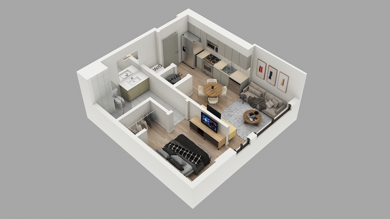 Apartment 0703 floorplan