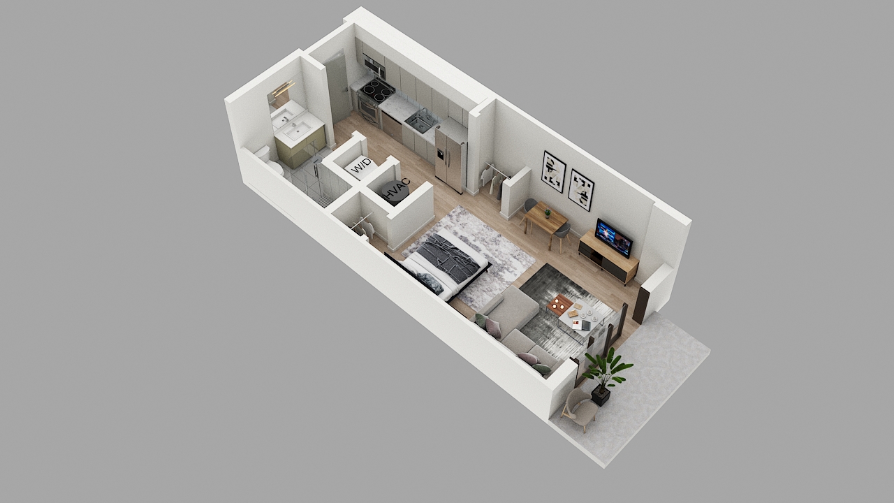 Apartment 0313 floorplan