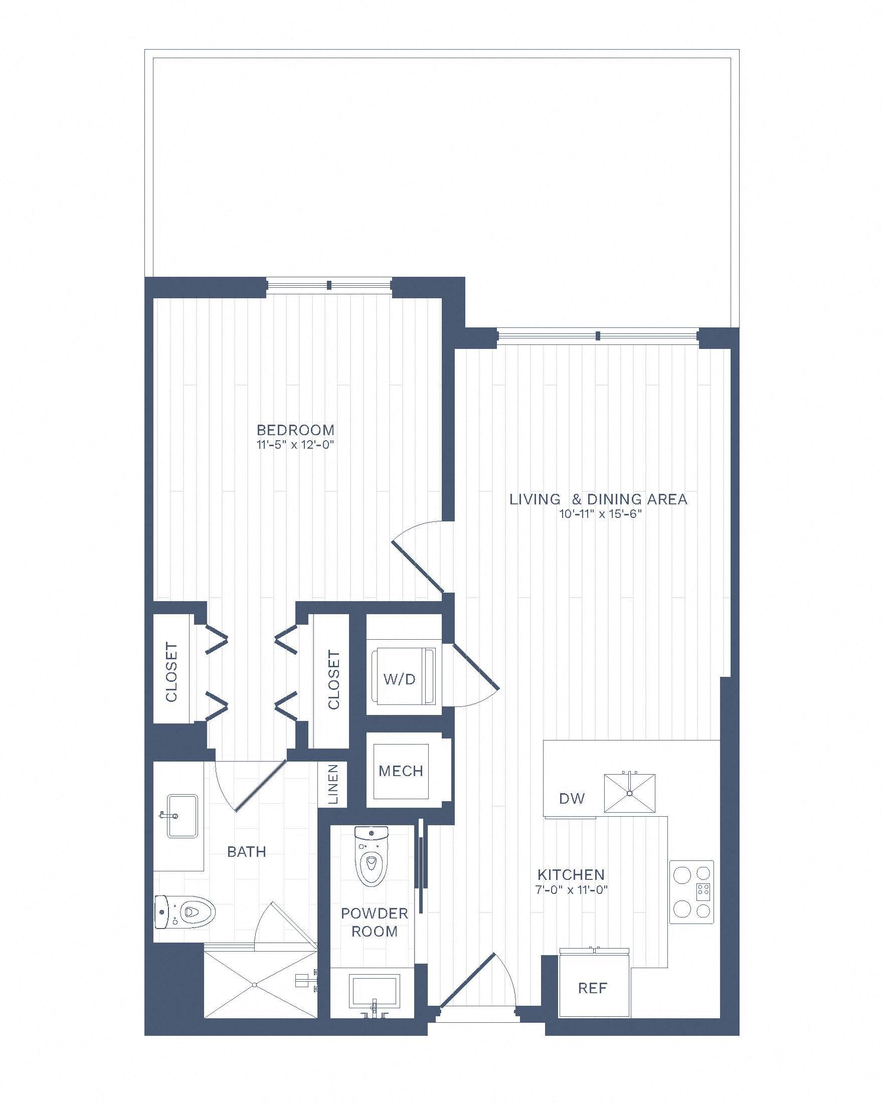 Apartment 0005 floorplan